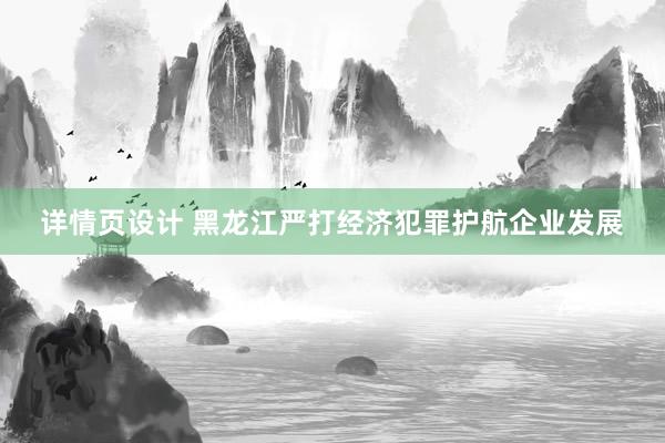 详情页设计 黑龙江严打经济犯罪护航企业发展